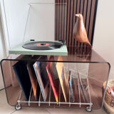 Table basse/meuble vinyles M. Dumas Roche Bobois vintage