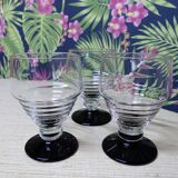 3 verres vintage