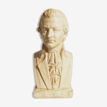Bust of vintage Mozart