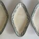 Lot de 3 raviers  terre de fer Salins modèle directoire