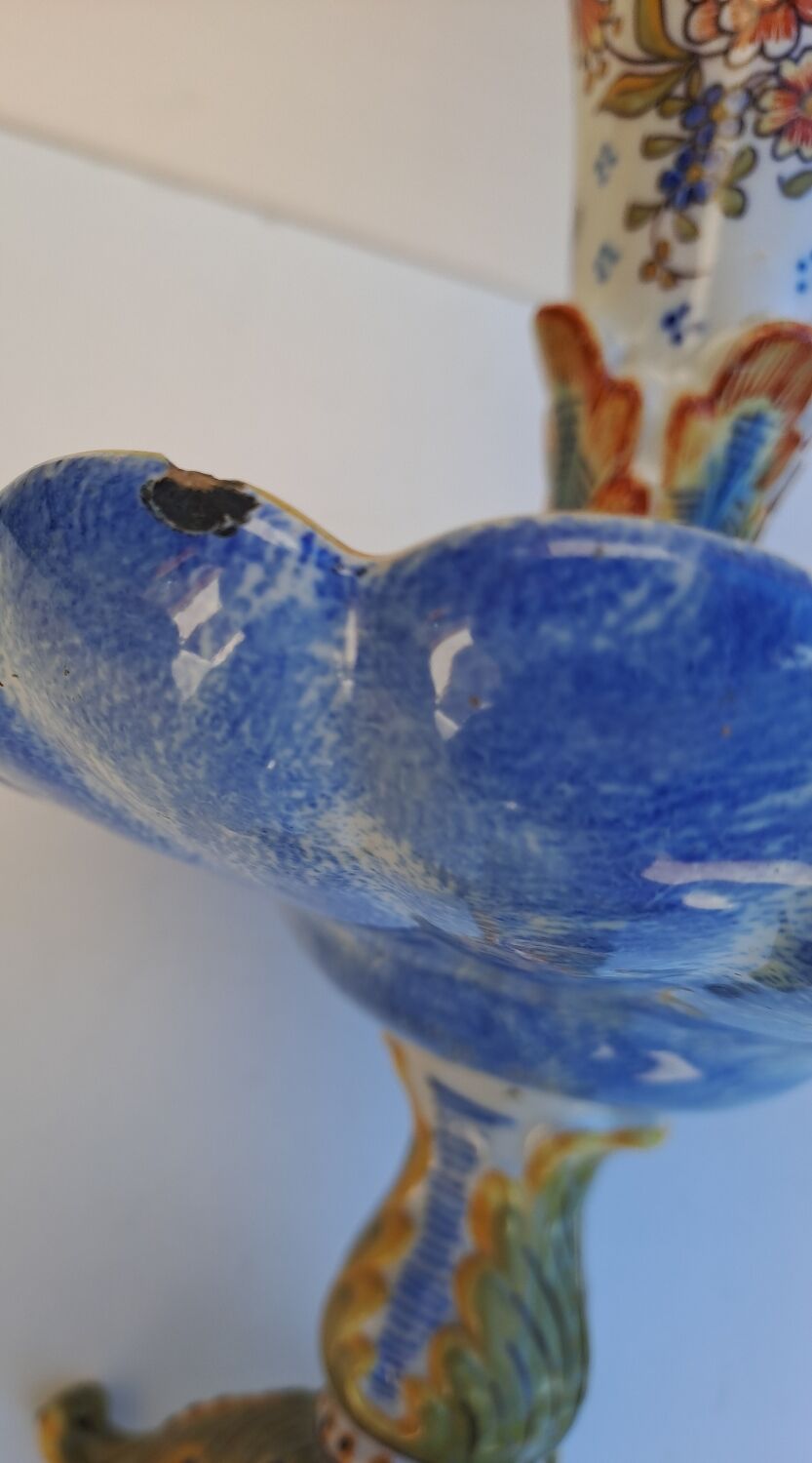 Bouquetière centerpiece Geo Martel desvres