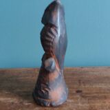 Owl whistle in zoomorphic terracotta