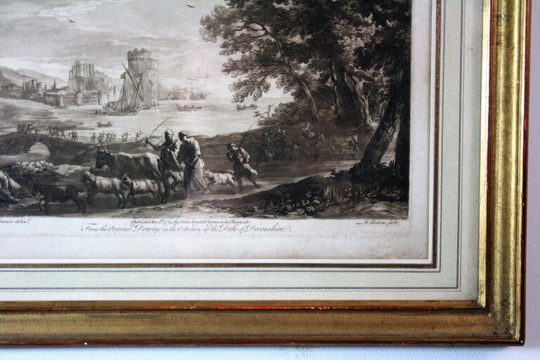 Landscape by Richard Earlom, eighteenth century