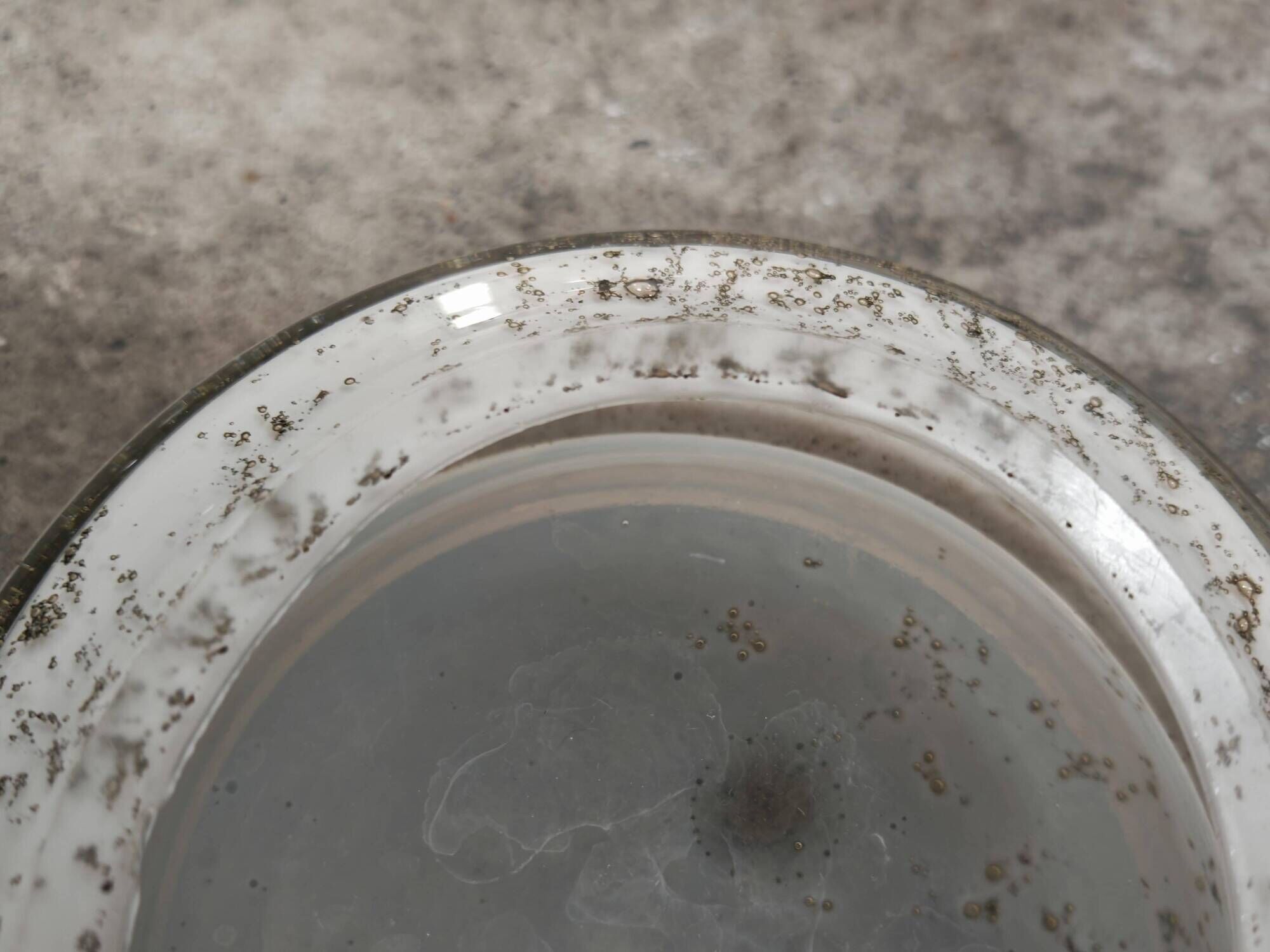 Murano glass ashtray with bubbles, Mid Century Modern style, 1960s.
