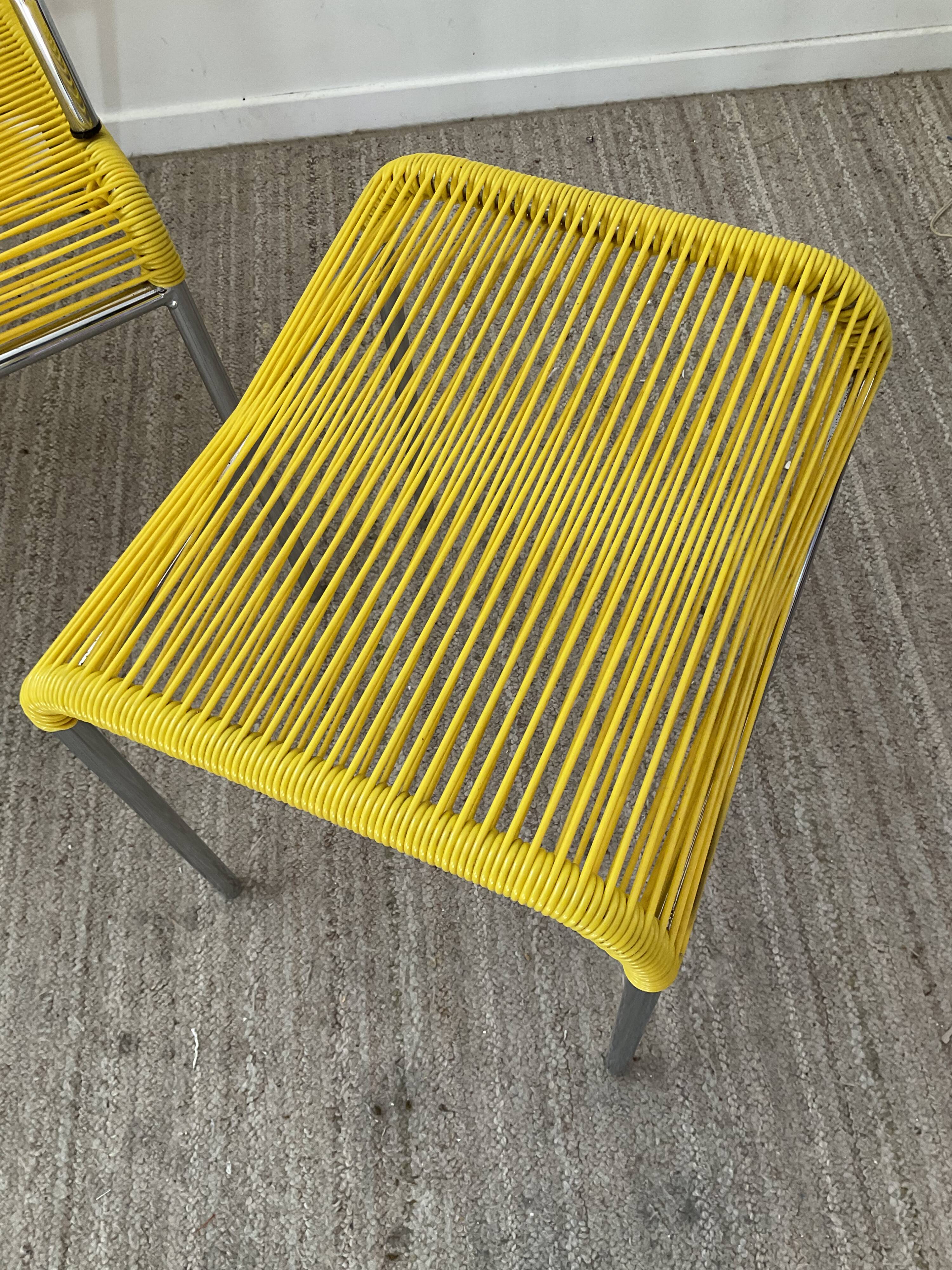 Set armchair relax scoubidou and ottoman sound of the 60s