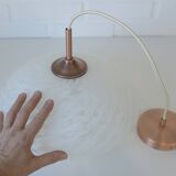 Vintage chandelier / Murano glass hanging lamp / Unique light fixture / Pendant light / Italy 1980s