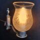 Pair of chrome wall sconces vintage bathroom