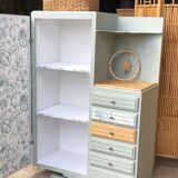 Vintage asymmetrical wardrobe
