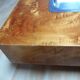 Table basse pour Roche Bobois années 70 Loupe d'orme ou thuya