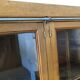 Large corner bookcase or pair of oak bookcases