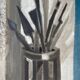 Cubist hst painting by guy feinstein (born in 1929) "the artist's workshop" 1956