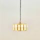 Mid-Century Scandinavian Brass and Glass Ceiling Light by C. Fagerlund for Orrefors, 1960s