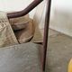 Tubular metal bench from the 80s