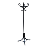 Antique French Art Deco Parrot Coat Rack Curved Wood