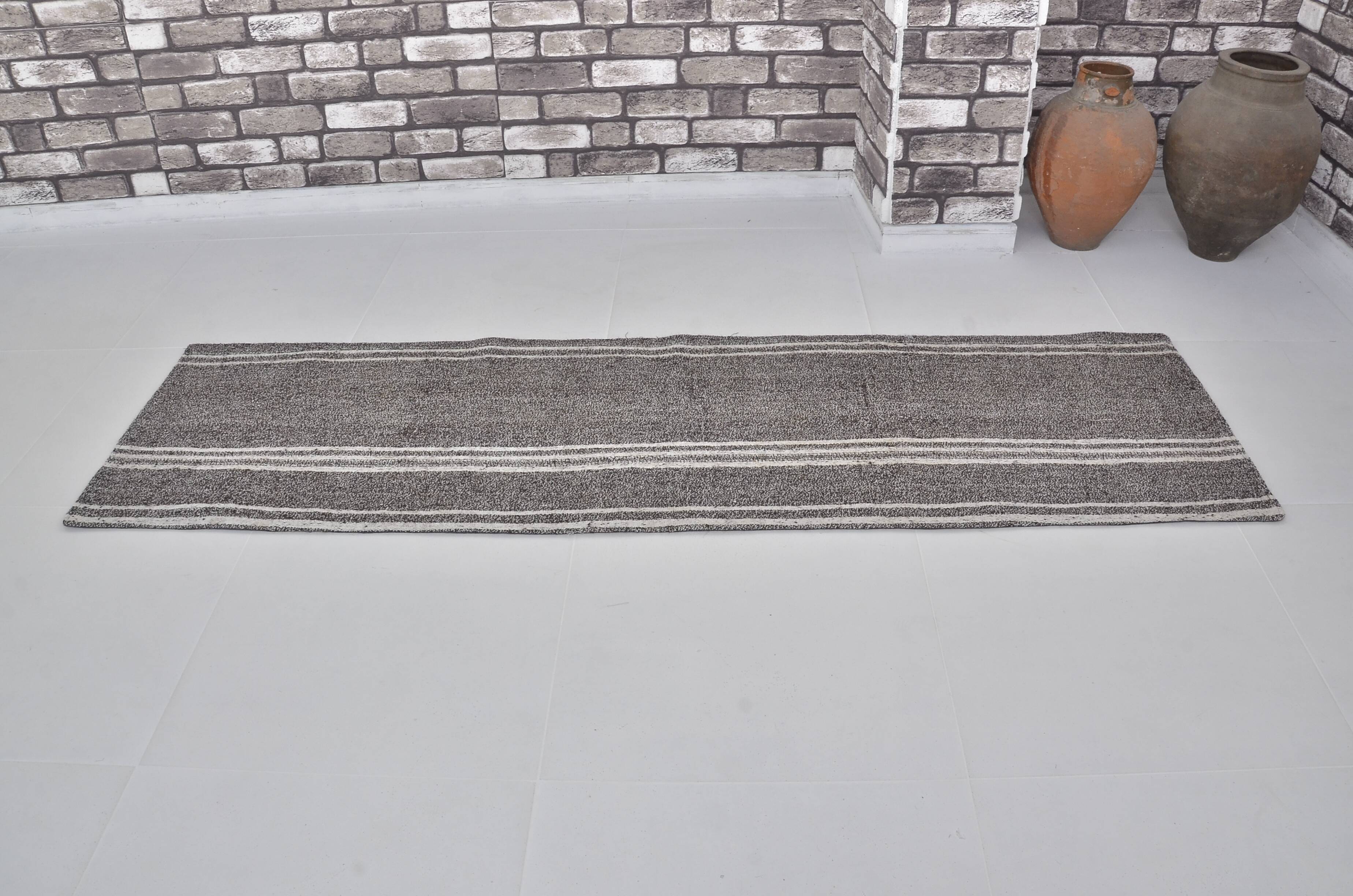 Stripe Neutral Kilim Vintage sku 3761