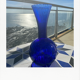 Duo of blue vases overseas