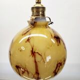 Art Deco lamp in opaline glaze Verreries de Scailmont Henri Heemskerk Belgium