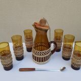 Service à orangeade vintage