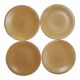 Set of 4 dessert plates in Chantilly France vintage stoneware