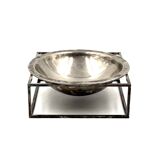 Mid-century modern silver-plated bowl / vide poche, PM Italy 1970s