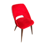 Red rug chair feet compass