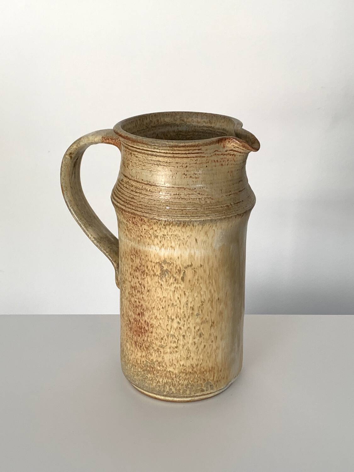 Ceramic pitcher from 1978 signed