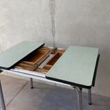 Table formica extensions 150 cm with 4 seats