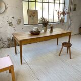 Oak and pine farm table 2m