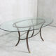 Table ovale de Pierre Vandel, années 1970