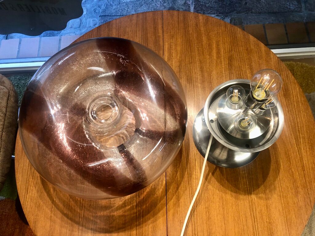 XXL space age lamp by Toni Zuccheri, Italy circa 1970