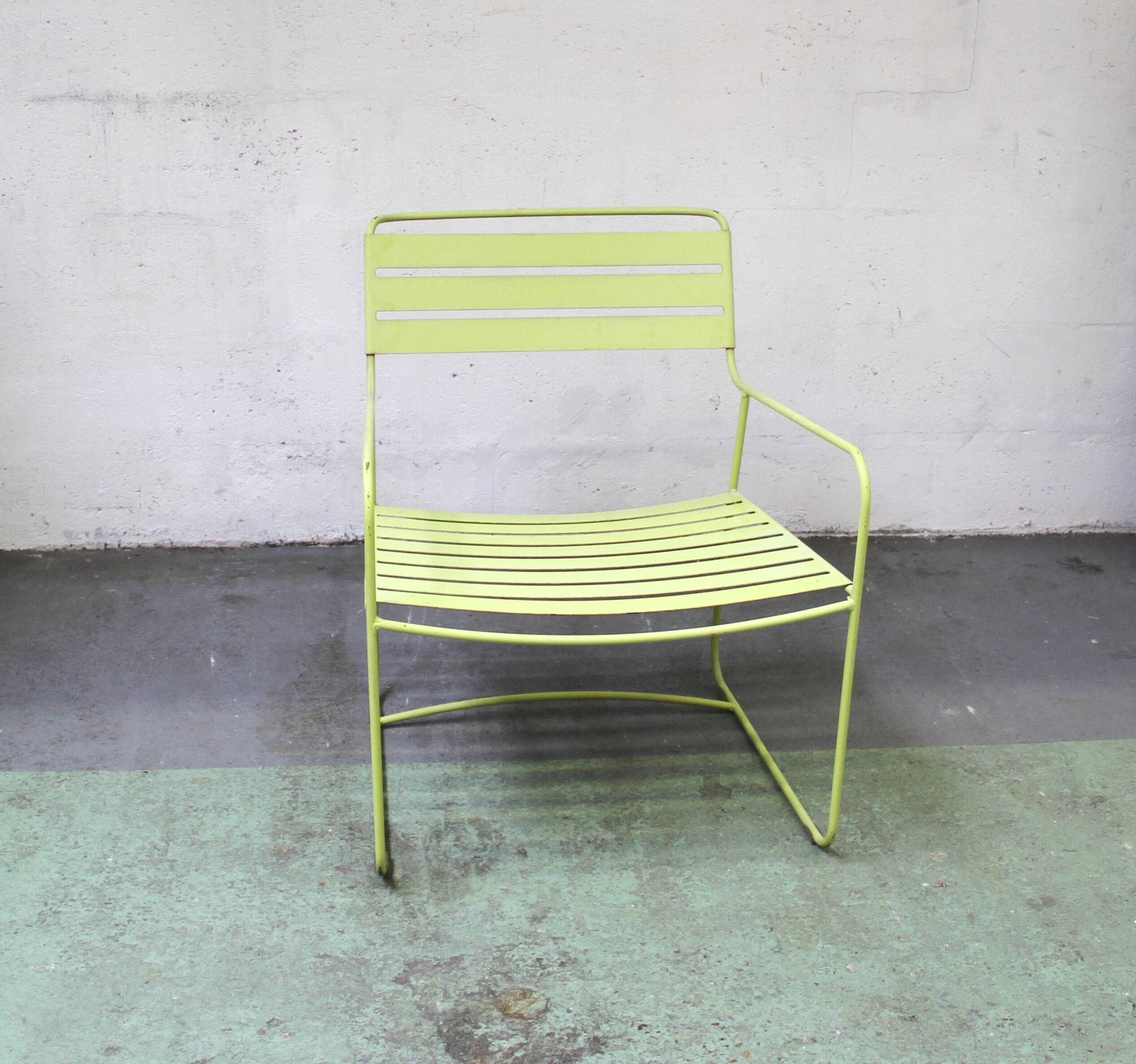 Suite of 15 Surprising garden armchairs, Fermob