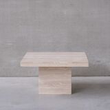 Table basse travertin belge