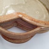 Heart-shaped mould in stoneware from La Borne, signed Bottani Dechaud