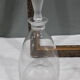 Old glass decanter signed Lalique