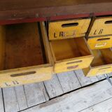 Industrial workbench with 12 drawers