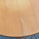 1950s round oak table, 2 heights, central quadripod leg