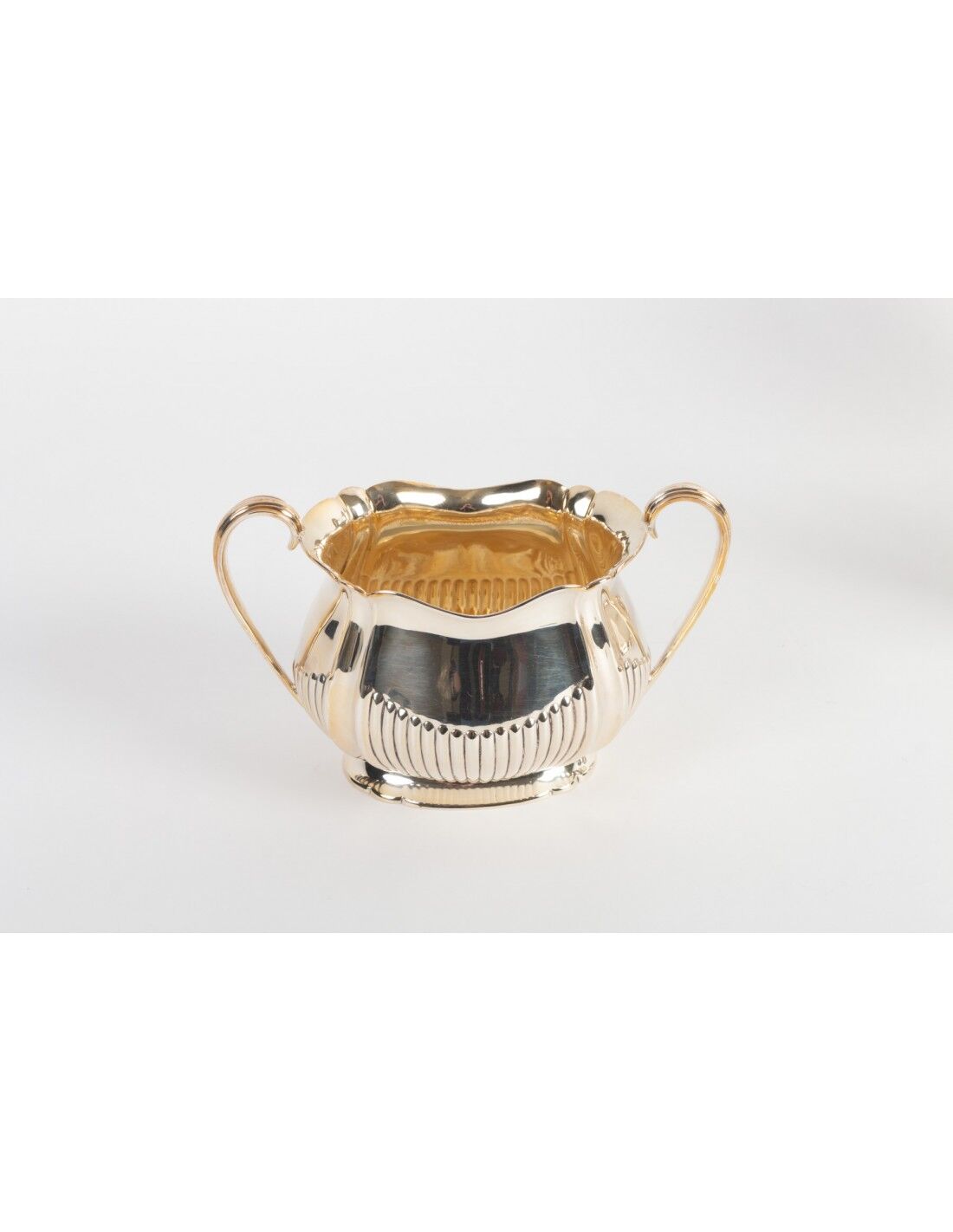 Silver metal tea and coffee service