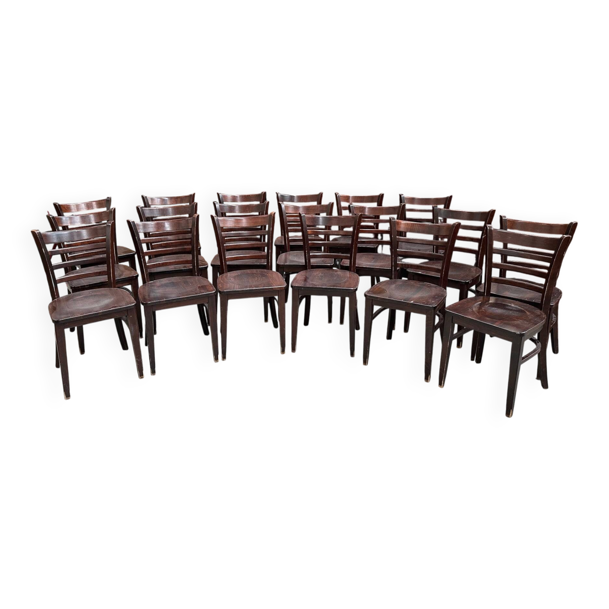 Set of 107 bistro chairs