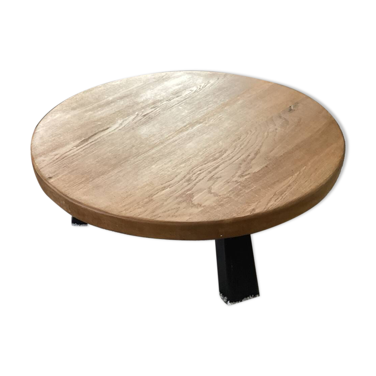Oak Coffee table tree legs , 1970 Midcentury