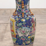 Vieux vase chinois peint à la main, 1920