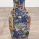 Old Chinese Ceramic Hand Painted Vase, 1920