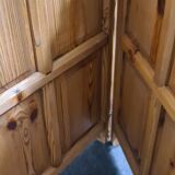 Vintage wooden carved room devider