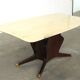 Dining Table by Osvaldo Borsani in mahogany and onyx top