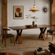 TL58 dining table in walnut by Marco Zanuso for Poggi, Italy 1960s