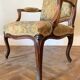 Fauteuil à la reine, style louis xv, vers 1750