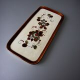 Cake dish from the 70s, ceramics from the Black Forest, Schramberg factory