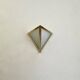 Applique italienne verre opalin et laiton