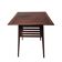 Table d'appoint carrée en acajou anglais, vers 1900