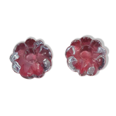 Pair of Baccarat crystal candlesticks, flower/rose model — new condition