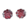 Pair of Baccarat crystal candlesticks, flower/rose model — new condition
